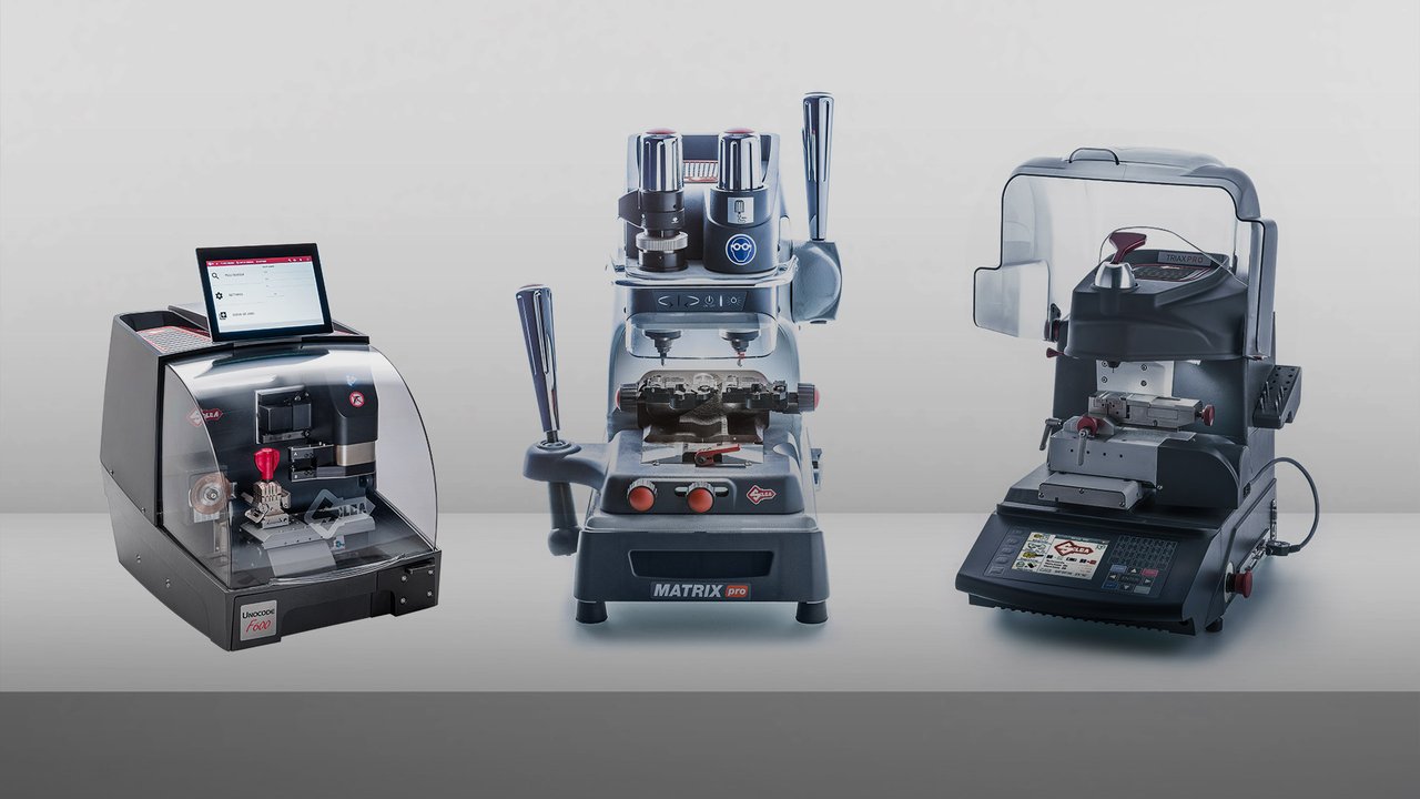 Ligne de machines à tailler les clés conçues et fabriquées par Silca